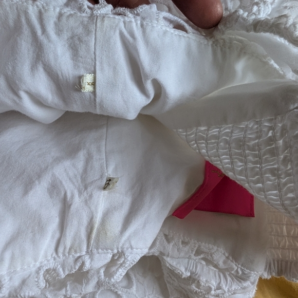 Lilly Pulitzer Kay Short Sleeve Eyelet Dress Size 6 - Picture 8 of 9